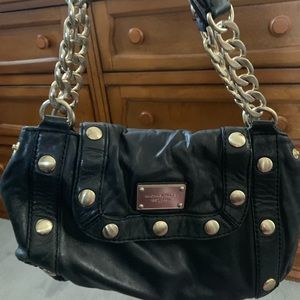 Michael Kors Soft Black Leather Bag